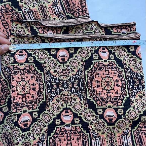 Free People Sun In The West Wide Leg Pants | Size L | Boho Knit - Picture 8 of 10